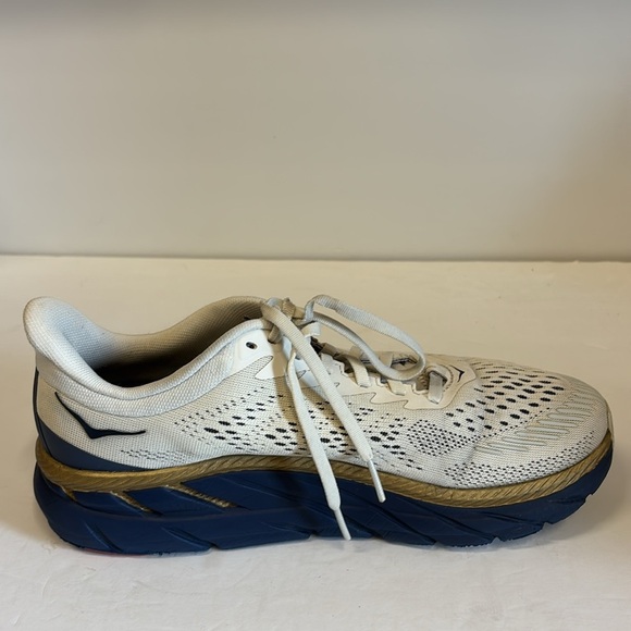 Hoka One One Clifton 7 Cream Mesh upper Running Shoe - Picture 5 of 8